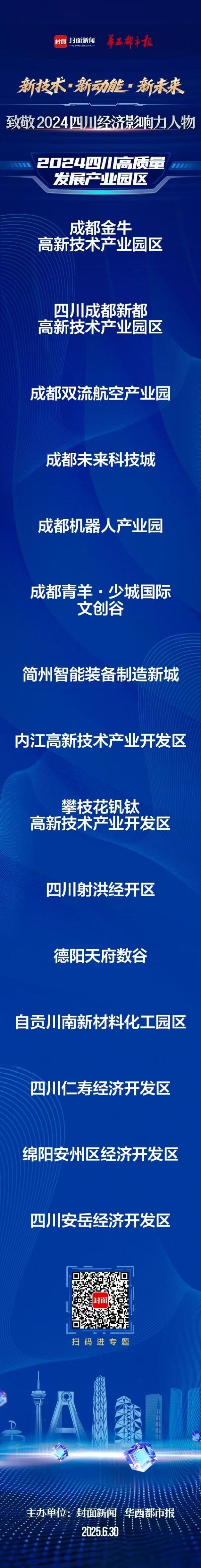 中盛投资 成都机器人产业园上榜2024四川高质量发展产业园区