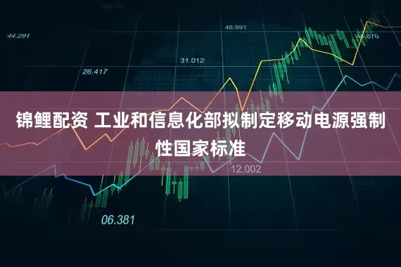 锦鲤配资 工业和信息化部拟制定移动电源强制性国家标准