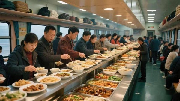 库东投资 火车上的“移动自助餐厅”，35元干饭自由？中铁沈阳局这波操作亮了！